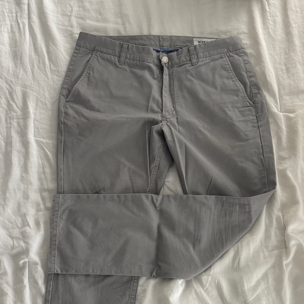 Bonobos “Weekday Warrior” Gray Chinos for Men
